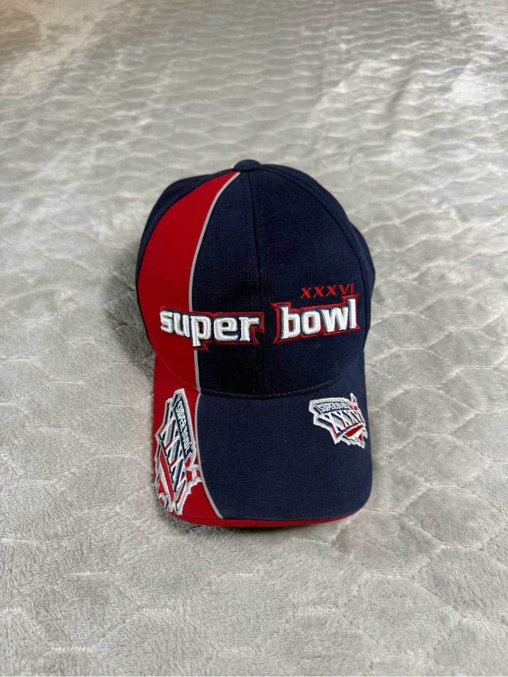 Vintage Reebok Super Bowl XXXVI 2002 NFL‎ Hat Cap NWT Adjustable New Orleans